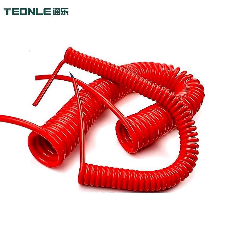  機器人專用電纜  熱鍍鋅設備 行車起重螺旋彈簧電纜