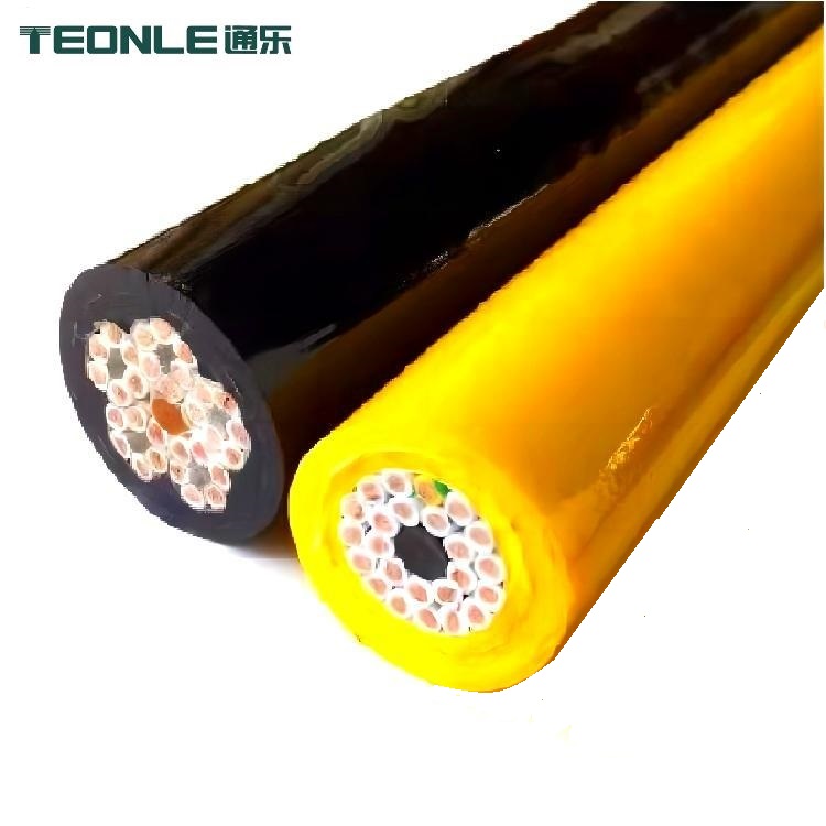 PUR 雙梁卷筒線盾構機抗拉電纜抗拉耐磨