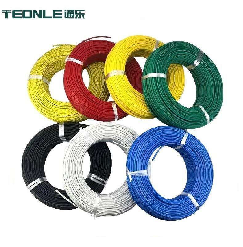 特軟耐高低溫硅膠線纜0.5/1/1.5/2.5平鍍錫銅芯護(hù)套線
