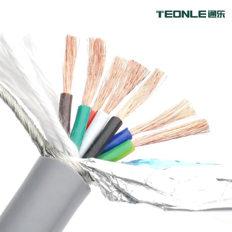 信號控制高柔性拖鏈電線耐彎折耐油耐磨損電纜