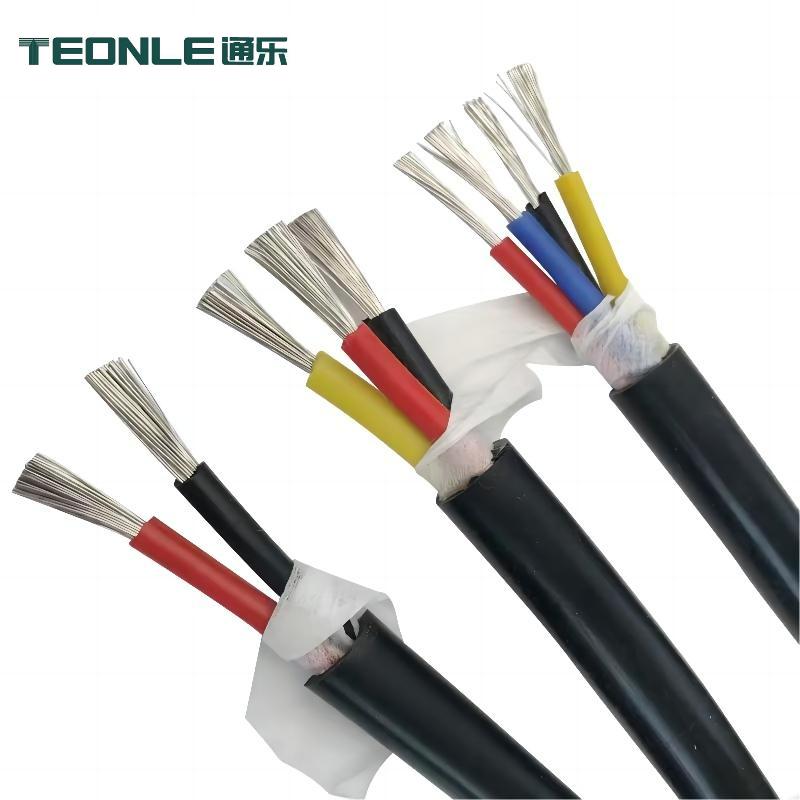 特軟硅膠電纜線2 3 4芯0.3平方耐高溫200度耐低溫-60度鍍錫銅超柔