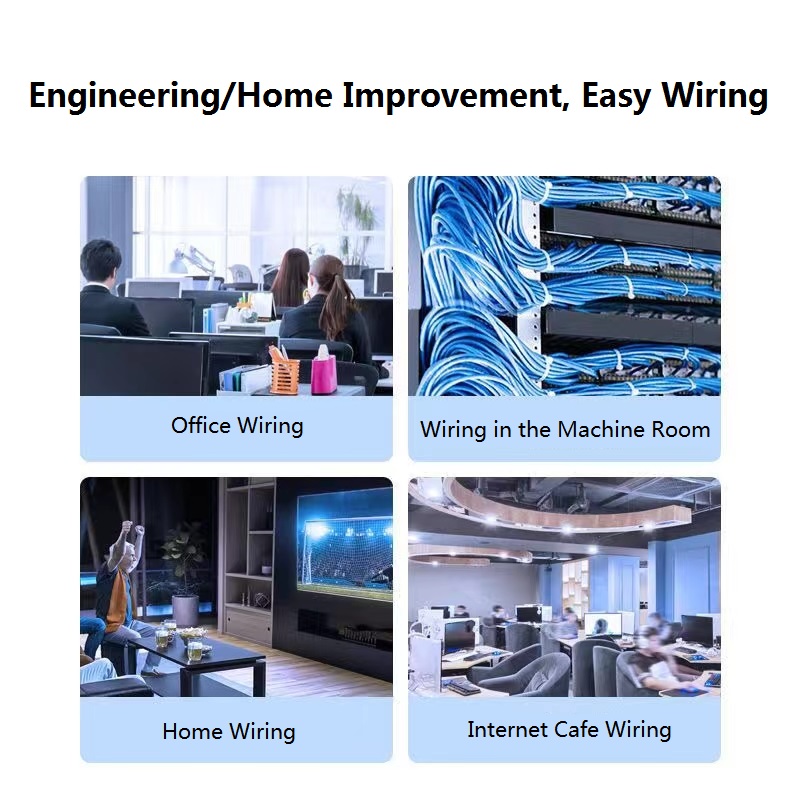 Cat6網絡跳線PVC/LSZH外披低電阻無氧銅導體線芯